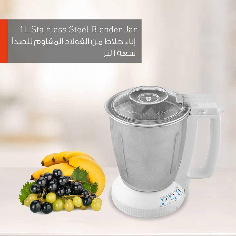 Buy Panasonic 1Litre Mixer Grinder MXAC300 White Online in UAE Emax