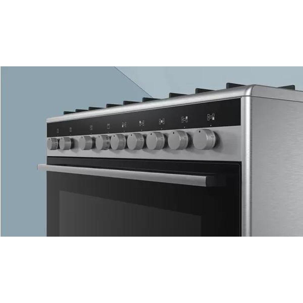 Buy Siemens 5 Burner Gas Range Cooker HG73G6357M Stainless Steel