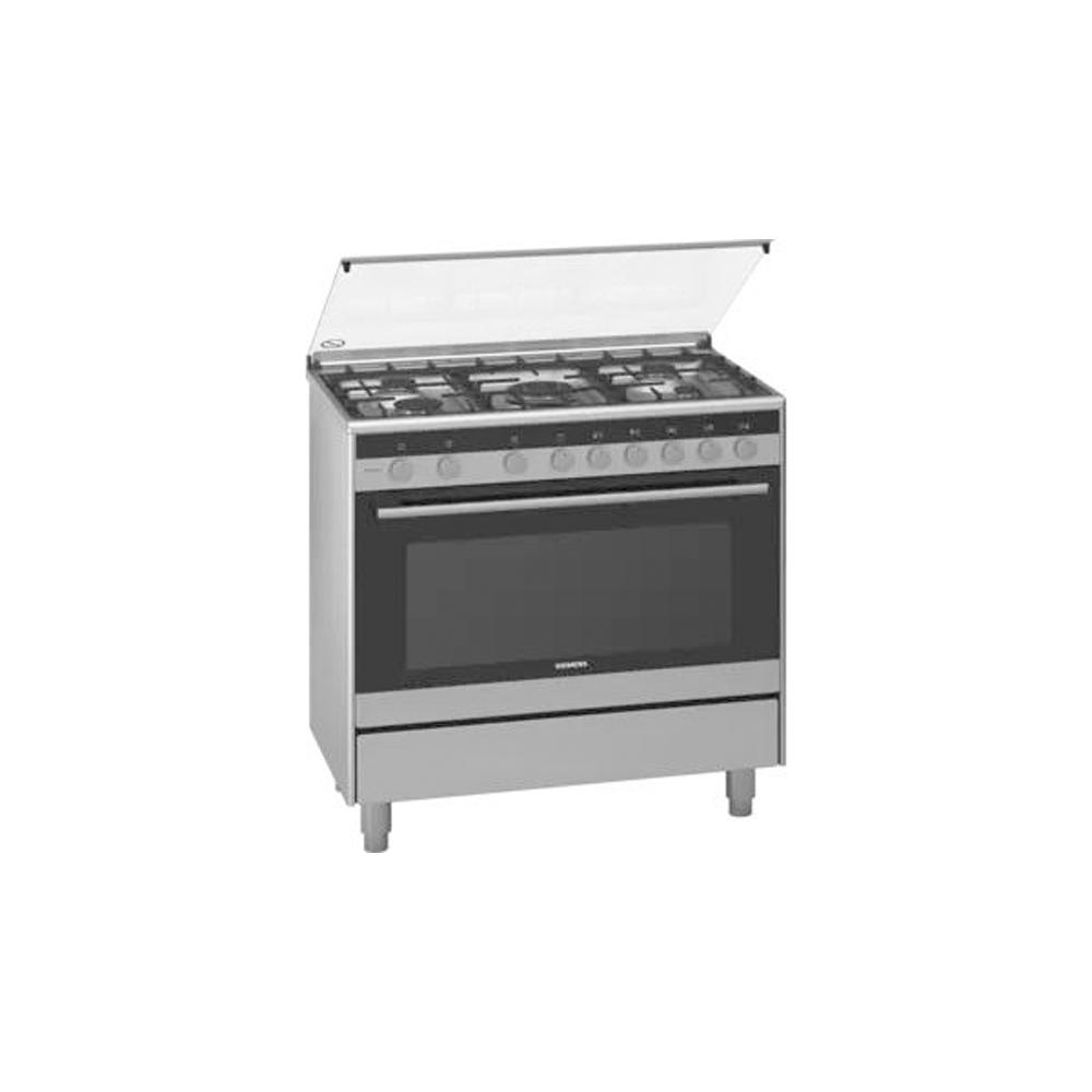 Buy Siemens 5 Burner Gas Range Cooker HG73G6357M Stainless Steel Online in UAE Emax
