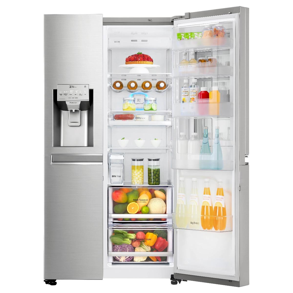 Lg 668l side by deals side fridge freezer