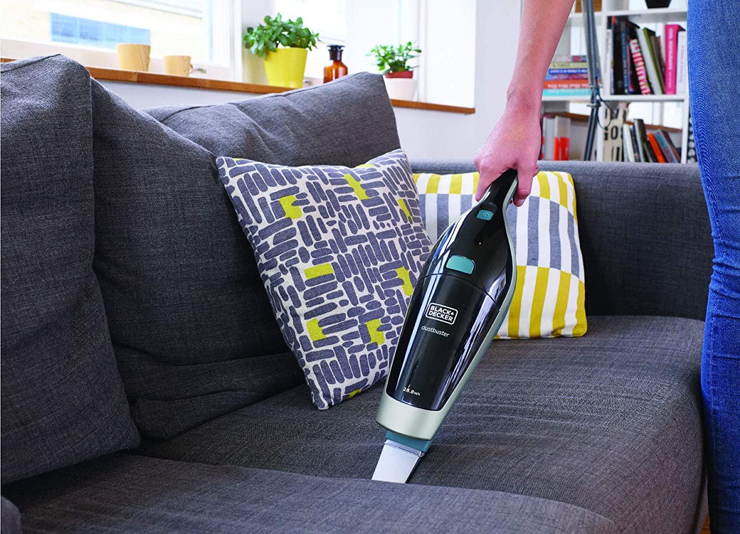 Buy Black Decker 14.4 Volts 2 In 1 Cordless Stick Vacuum Cleaner SVA420B B5 Gray Blue Online in UAE Emax