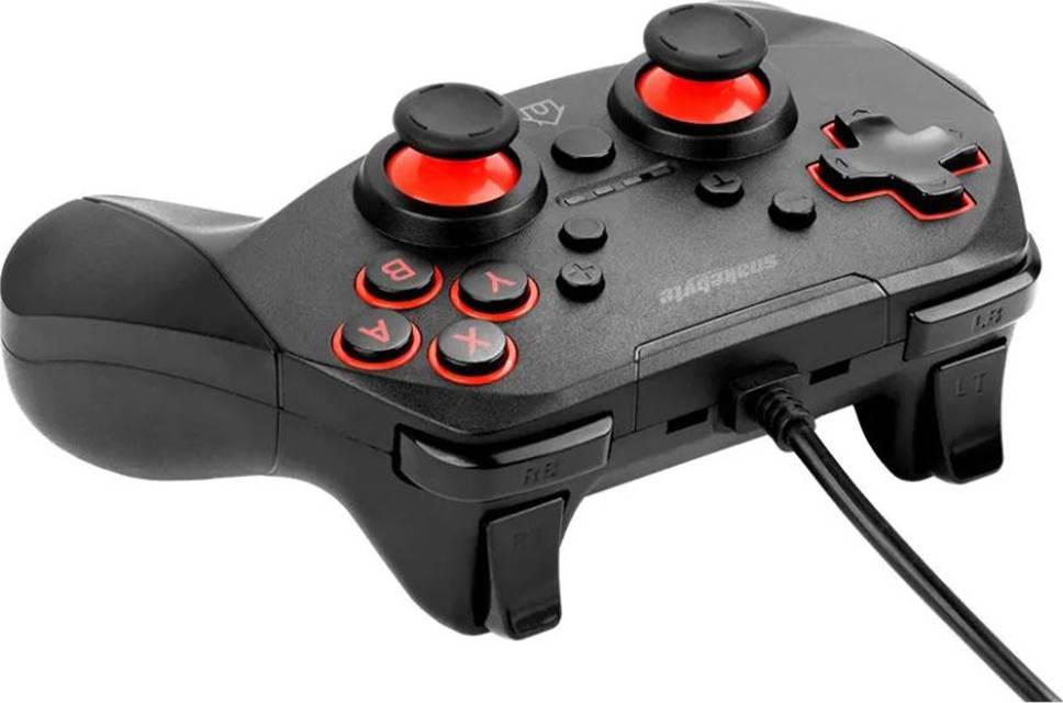 Snakebyte Game Pad Wired Controller For Use With Nintendo Switch Lite Console Two Vibration Motors 3