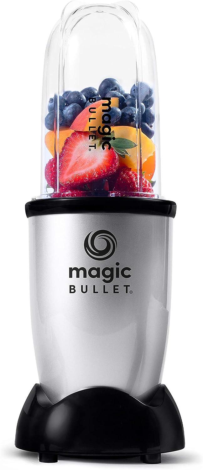 Magic Bullet Blender, Small, Silver, 11 Piece Set