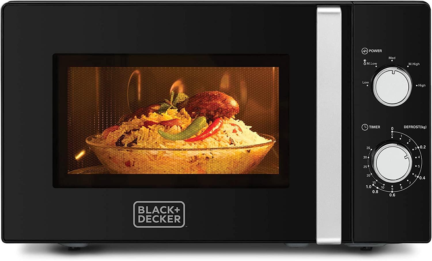 Buy Black and Decker Microwave Oven 20L MZ2010PB5 Online in UAE