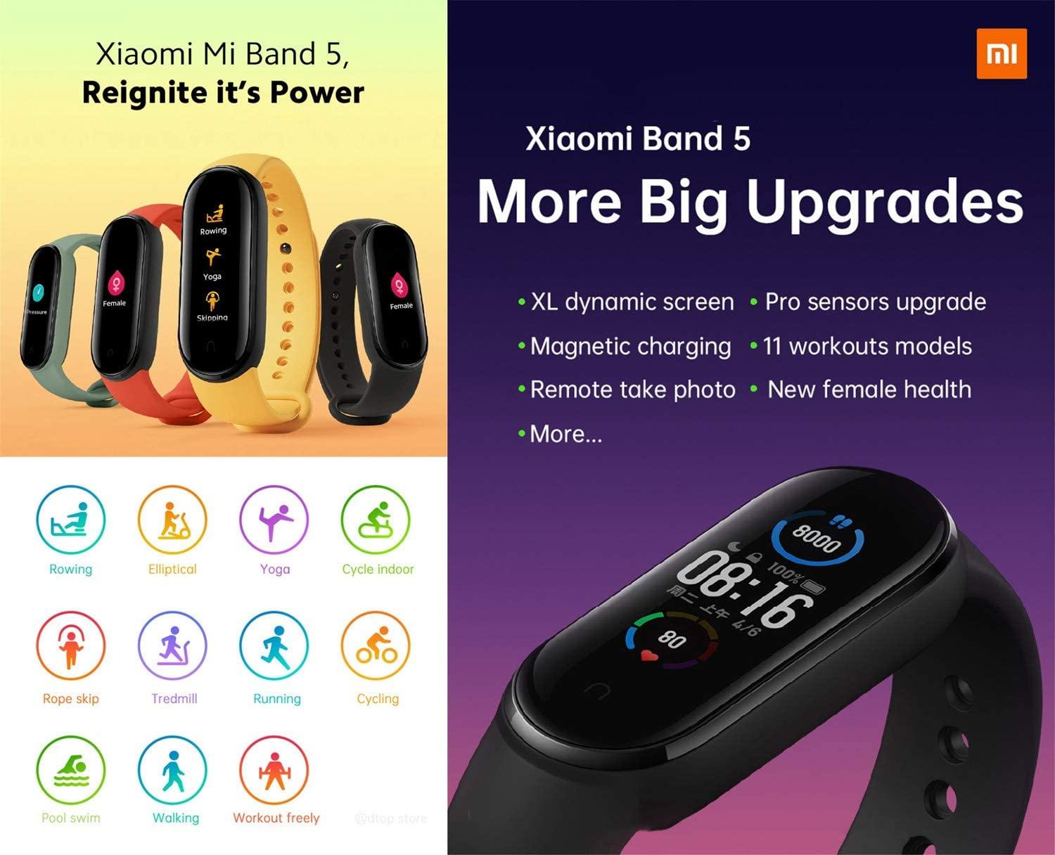 Buy Xiaomi Mi Band XMSH10HM Black Online in UAE Emax