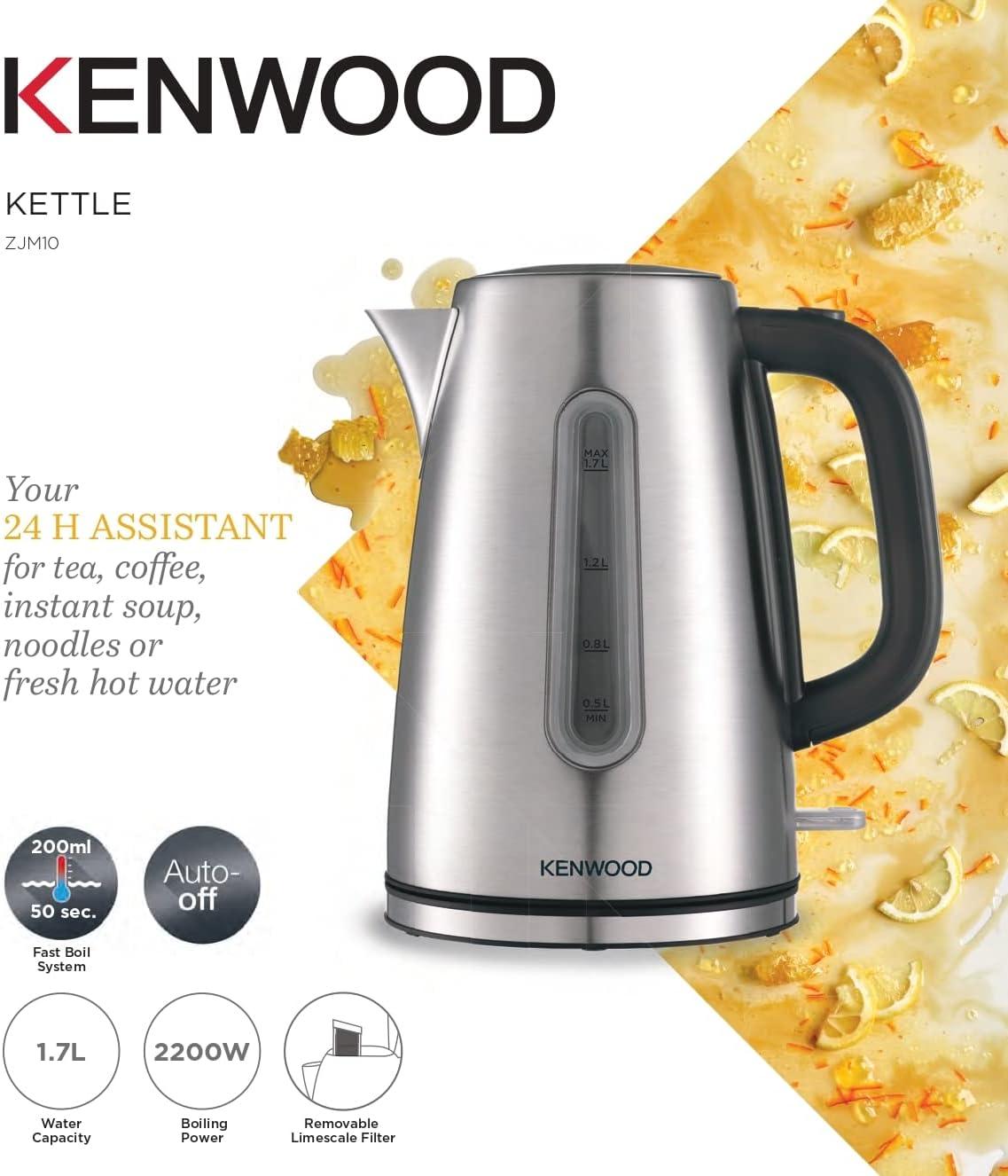 Buy Kenwood Stainless Steel Kettle Silver,Black Online