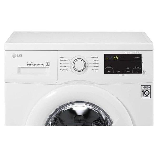 8KG 6 Motion DD Front Load Washing Machine in Silver