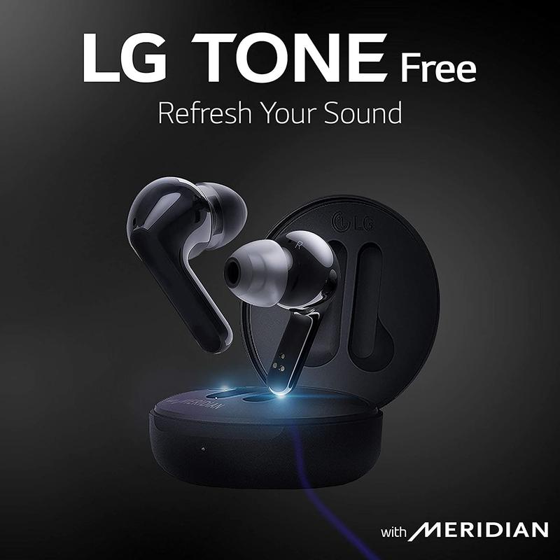 Buy LG HBS-FN6-BK Tone Free UVnano Wireless Earbuds With Meridian