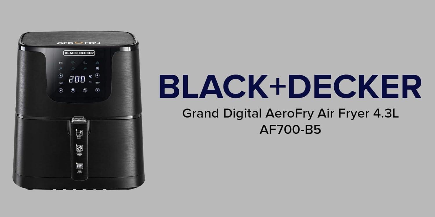 Buy Black and Decker Air Fryer AF500 Online in UAE