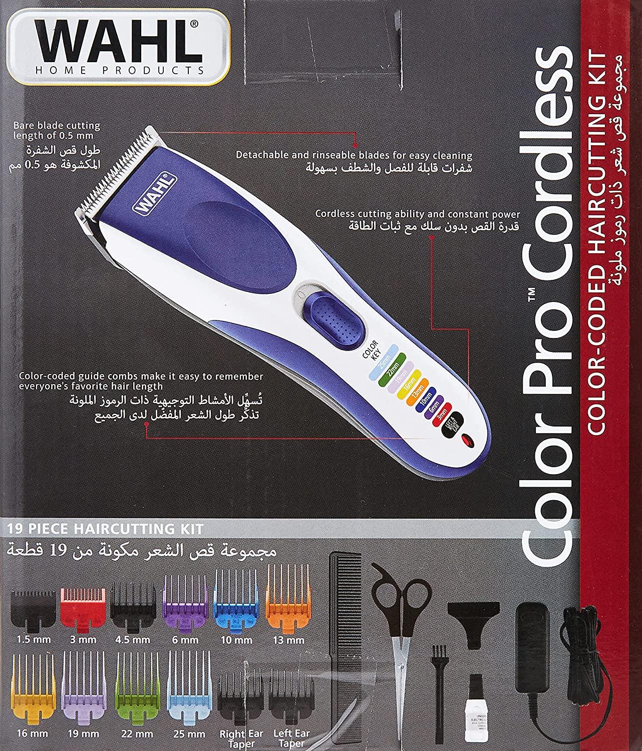 Wahl Color Pro Cordless Hair Clipper 09649 1627