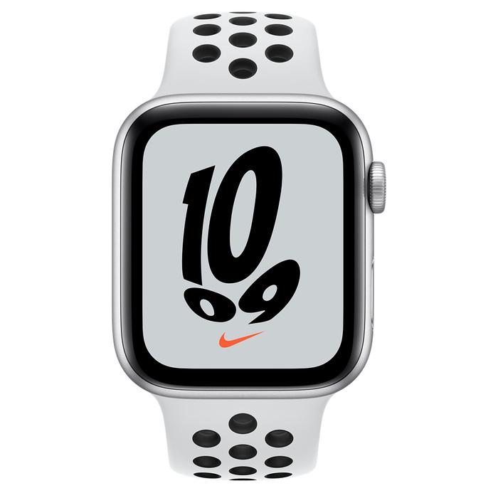 Apple Watch Nike SE GPS, 40mm Silver Aluminium Case with Pure