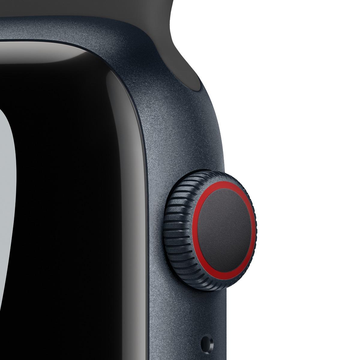Apple Watch Nike Series 7 GPS + Cellular, 41mm Midnight Aluminium 
