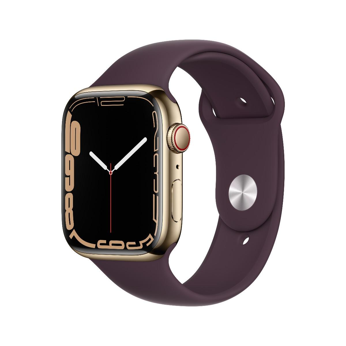 Apple Watch Series 7 GPS + Cellular, 41mm Gold Stainless Steel