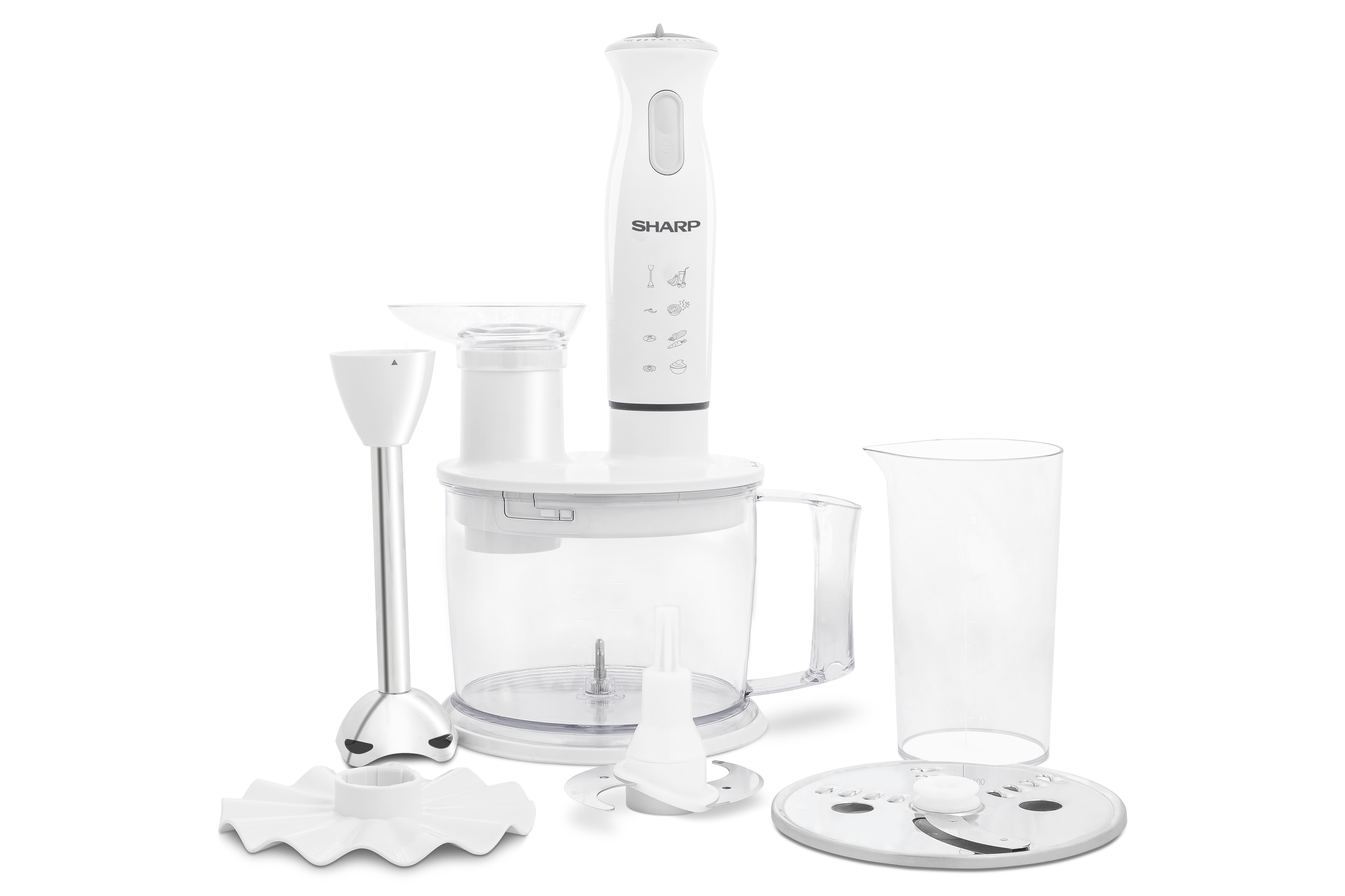Buy Sharp Food Processor EM-FP41-W3 White Online in UAE | Emax
