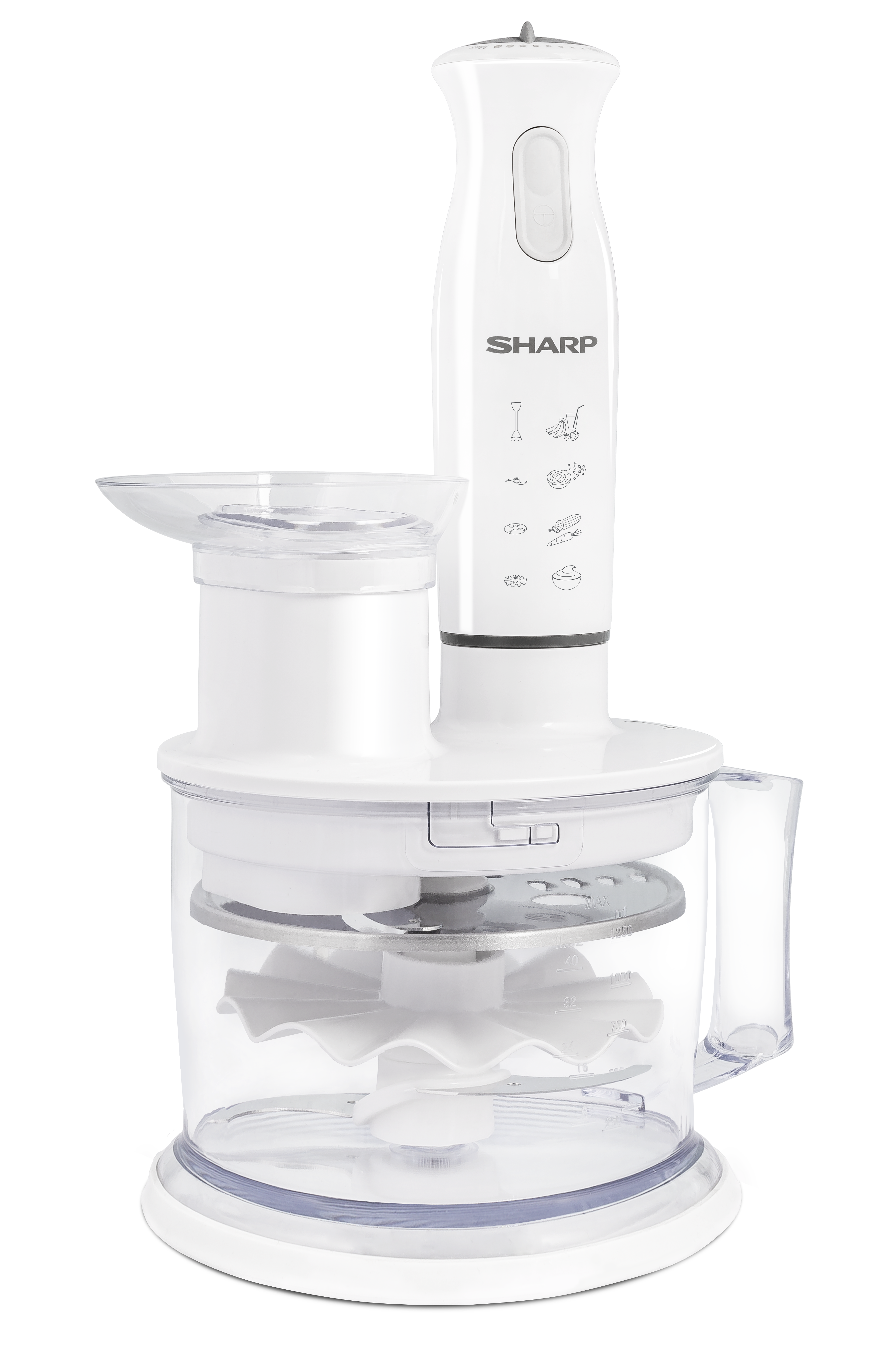 Buy Sharp Food Processor EM-FP41-W3 White Online in UAE | Emax