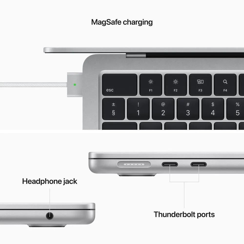 13-inch MacBook Air: Apple M2 chip with 8-core CPU and 8