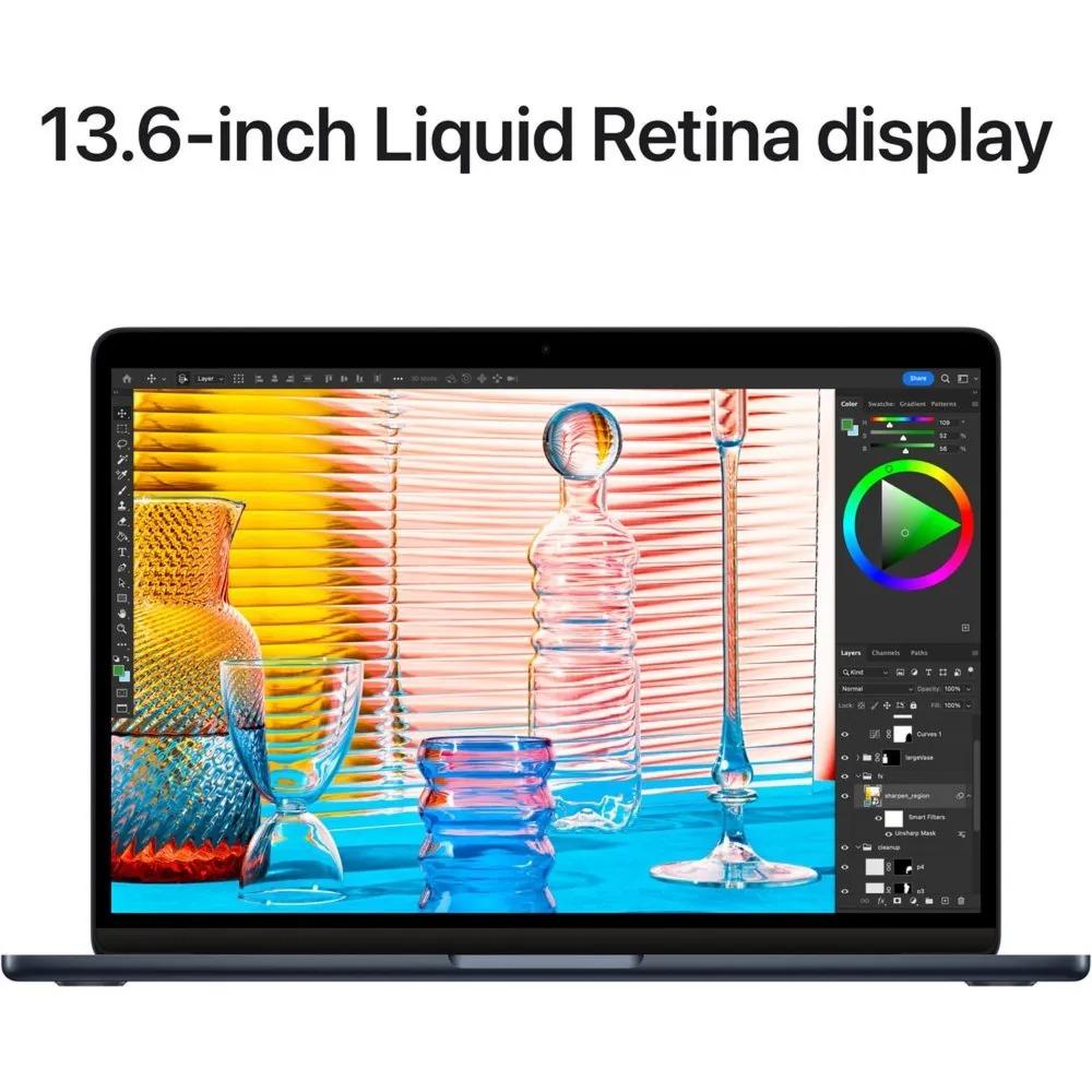 13-inch MacBook Air: Apple M2 chip with 8-core CPU and 8-core GPU