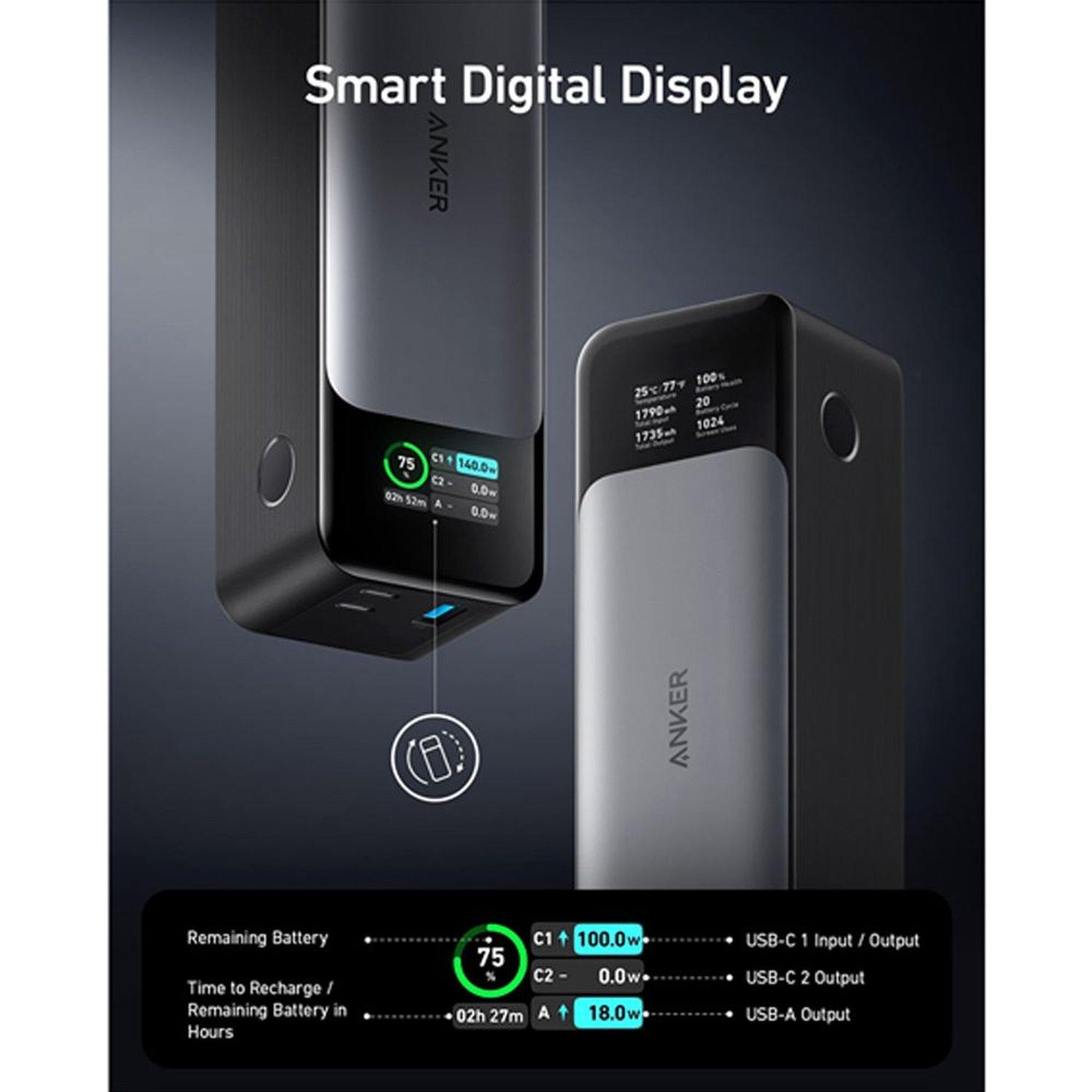 美品Anker 737 Power Bank (PowerCore 24000) Anker 737 Power Bank 24000mAh Black A1289011