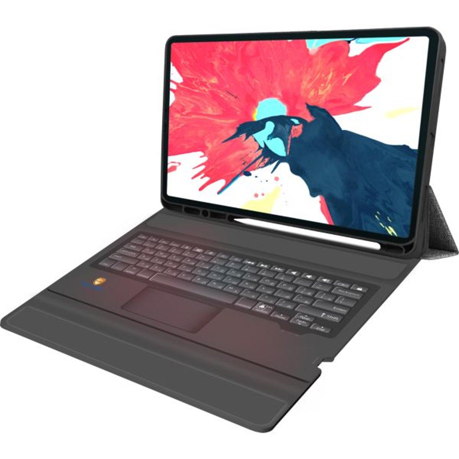 Max Max Wireless Keyboard Case With Touchpad Black iPad inch