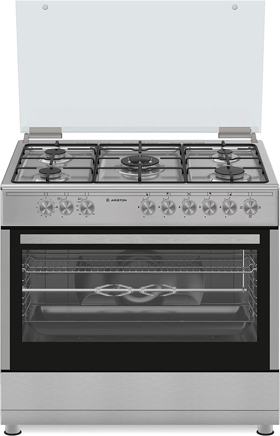 Buy Ariston 90x60 cm Freestanding Cooker, Full Gas Cooking Range5