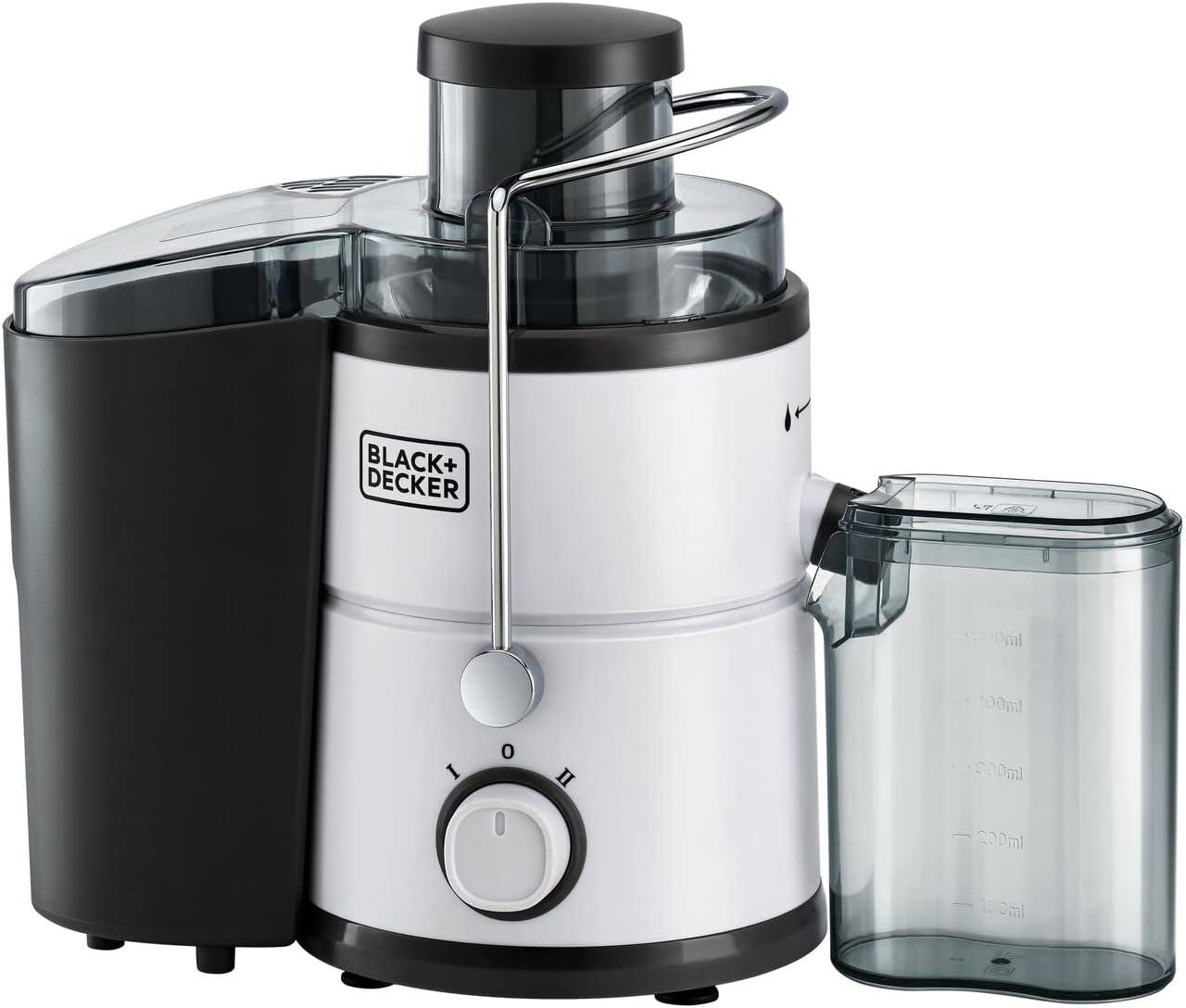 Black Decker Juice Extractor 600W JE600 B5 2 Years Warranty