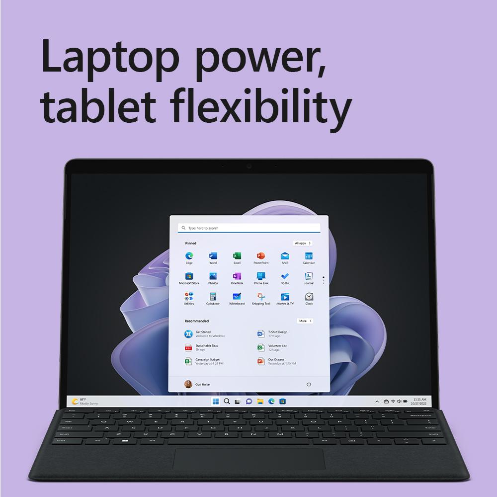 Microsoft Surface Pro 9 (2022) – 12th Gen / Intel Core i7-1255U