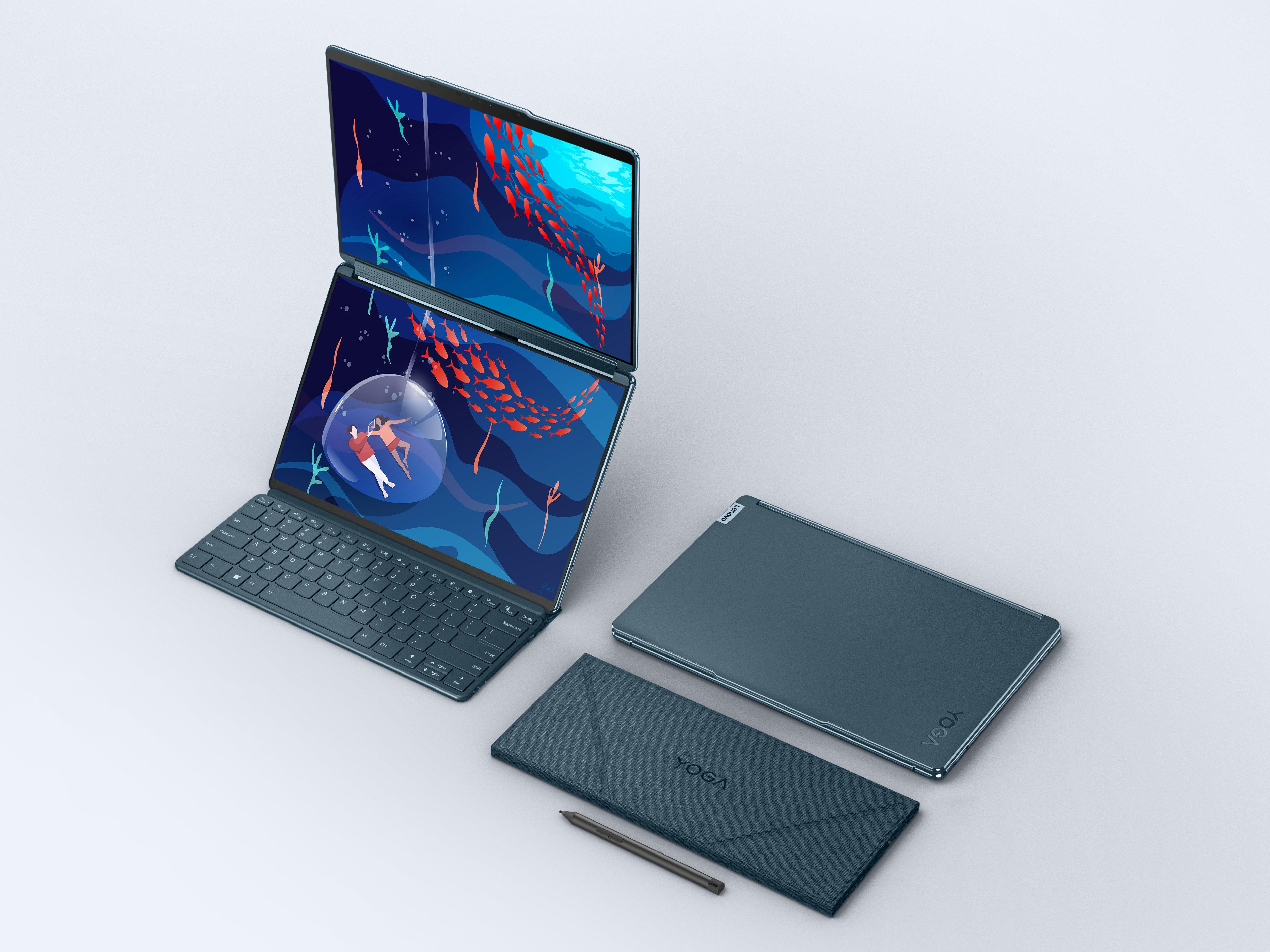 Lenovo YogaBook 9 Intel Core i7 1355U 16GB RAM 1TB SSD SHD Graphics 2 13.3 2.8K Touch Display Windows 11 Home