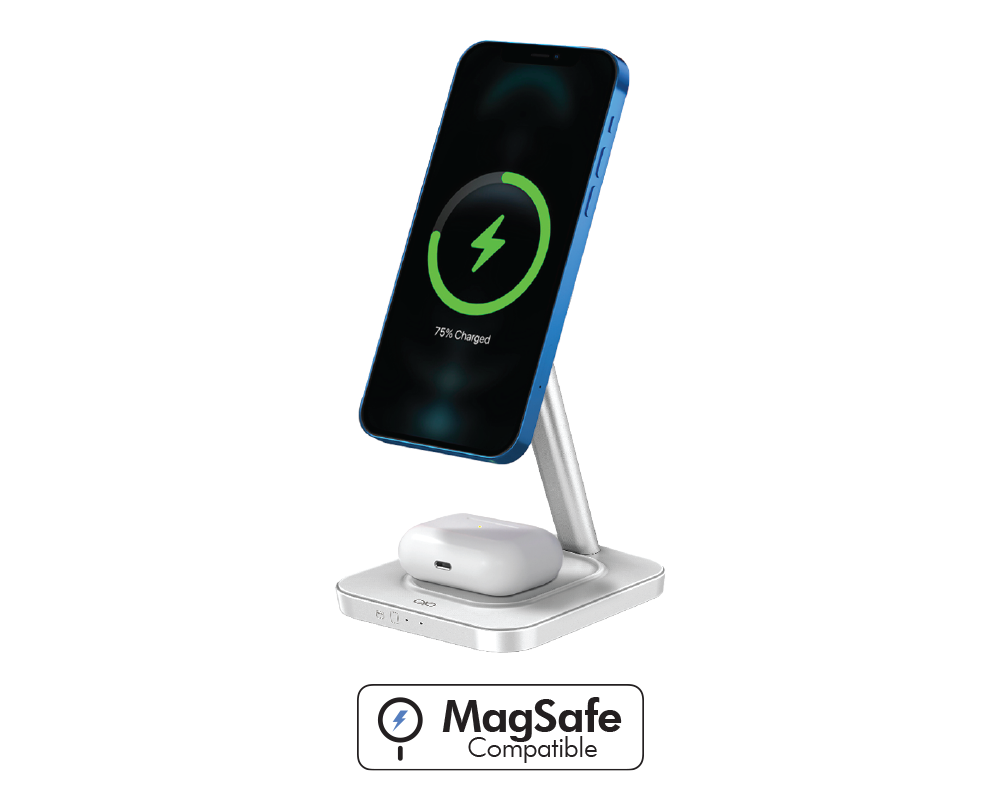 Adam Elements Omnia M3+ Magnetic 3-in-1 Wireless Charging Station