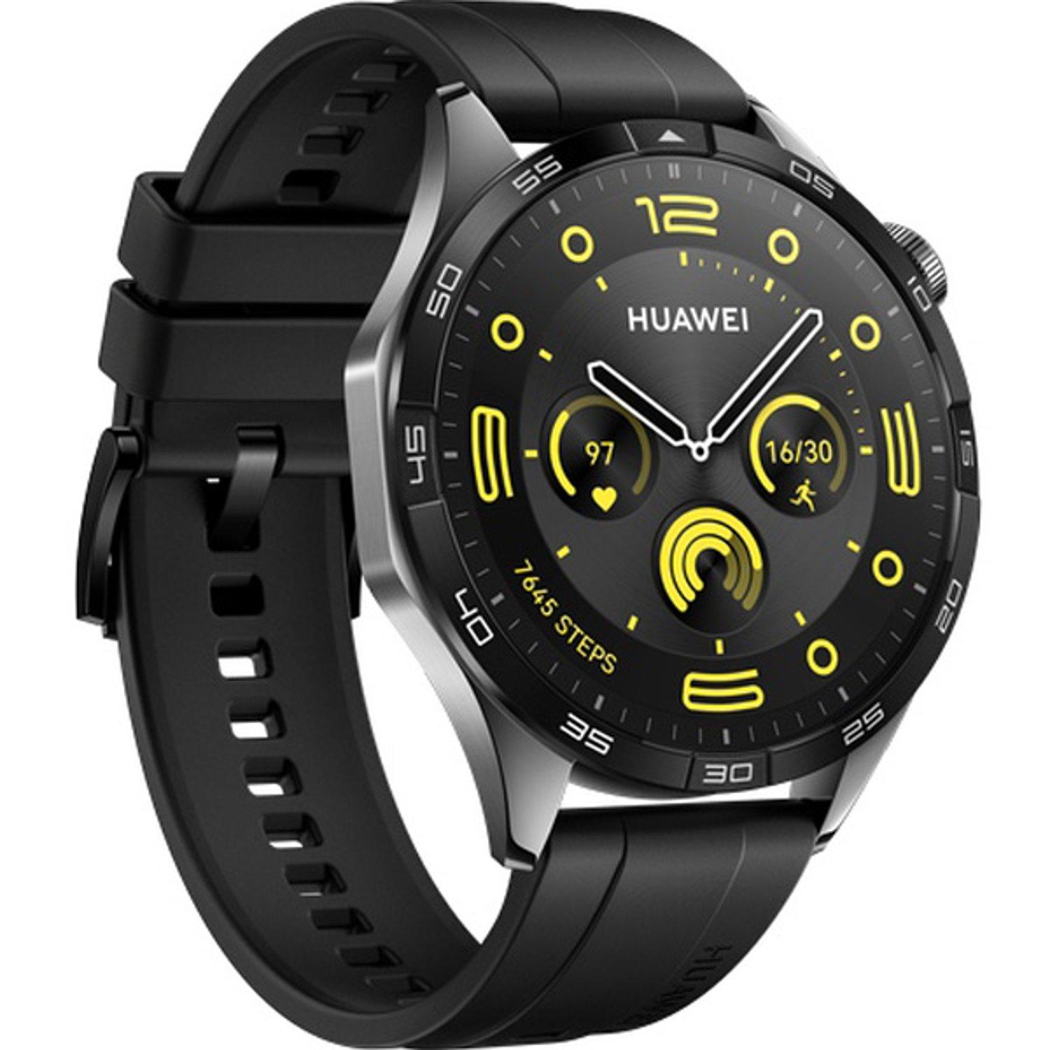 Huawei Watch GT4 Aurora Black + Scale 3+ 41MM Green Strap