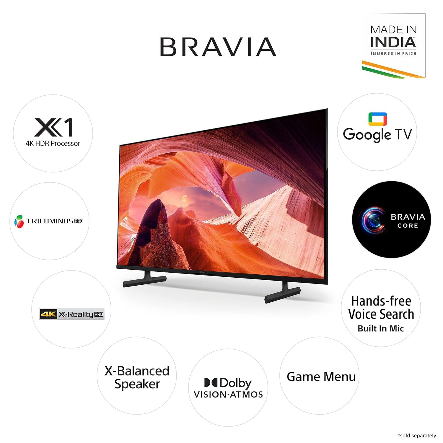 Sony Bravia 50 inches 4K Ultra HD Smart LED Google TV KD