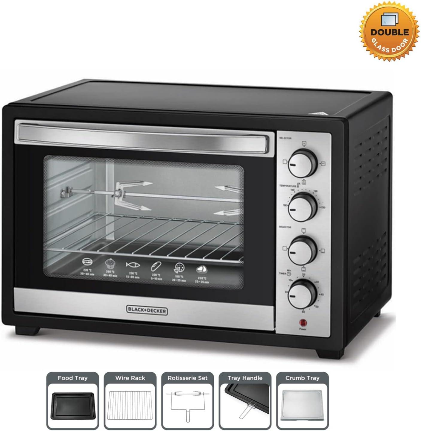 Black+Decker XL Digital Air Fryer Oven 1500W 12L, 10 Presets 360° Rapid Air  Convection, AOF100-B5 2 Years Warranty