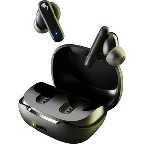 Skullcandy Smokin Bud in-Ear Wireless Earbuds, 20 Hr Battery, 50% Renewable Plastics, Microphone, Works with iPhone Android and Bluetooth Devices - Black